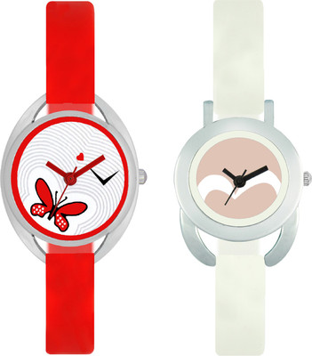 

stallion7 CMB_106 Designer Stylish Shape Bracelet Combo Womens Wrist Watch - For Girls