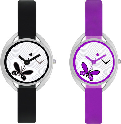 

stallion7 CMB_01 Designer Stylish Shape Bracelet Combo Womens Wrist Watch - For Girls