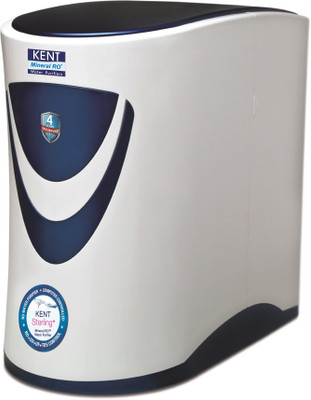 

Kent STERLING MRO (11034) 6 L RO + UF Water Purifier(White, Blue), Blue;white