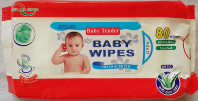 

Baby Tender ALOEVERA BABY WIPES(1 PIECE)80 sheets in 1 packet