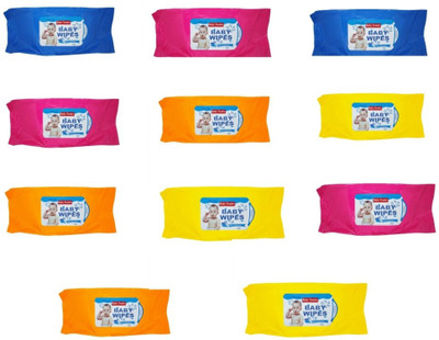 

Baby Tender BABY WIPES(COMBO OF 11) 80 sheets in 1 packet(11 Pieces)