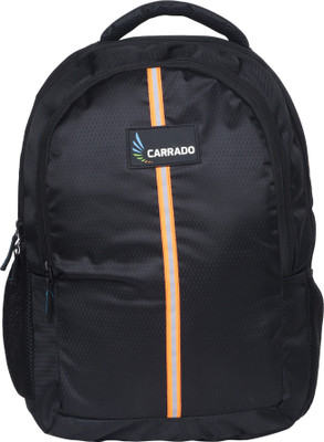 

CARRADO Hi-QUALITY ORANGE LINE 25 L Laptop Backpack(Black)