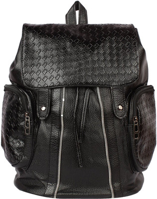 

Random Backpack Bags for Women and Girls | Black PU Designer Backpack-2SBRD 12 L Backpack(Black)