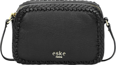 

Eske Nunzia Cross Over Sling Bag(Black, 5 L)