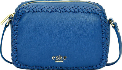 

Eske Nunzia Cross Over Sling Bag(Blue, 5 L)