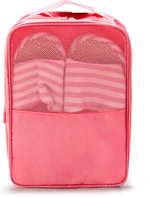 

Insasta Travelling Shoes Hand Bag Use For Picnic, Office at Arrival to Anyway,Baby Pink Multipurpose Bag(Pink, 4 inch)