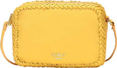 

Eske Nunzia Cross Over Sling Bag(Yellow, 5 L)