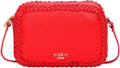 

Eske Nunzia Cross Over Sling Bag(Red, 5 L)