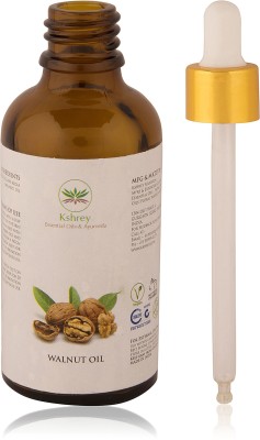 

Kshrey Ayurveda export quality Walnut Oil for hair and skin.Pure natural and cold pressed(100 ml)