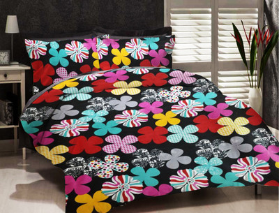 

KD SALES 200 TC Polycotton Double Floral Bedsheet(Pack of 1, Multicolor)