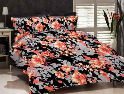 

KD SALES 200 TC Polycotton Double Floral Bedsheet(Pack of 1, Multicolor)