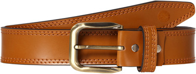 

SCHARF Men Formal Tan Genuine Leather Belt