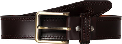 

SCHARF Men Formal Brown Genuine Leather Belt