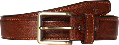 

SCHARF Men Formal Tan Genuine Leather Belt