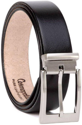 

ASF Men Formal Black Genuine Leather Belt