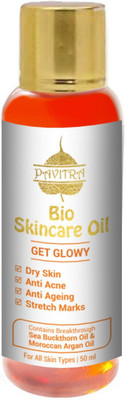 

Pavitra+ Bio Skincare Oil for Pregnancy Stretch Marks with Argan Oil Saffron and Vitamin E(50 ml)
