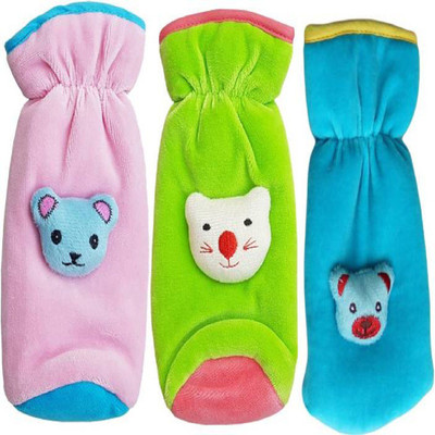 

babique Teddy Velvet Bottle Cover (Multicolor)(Multicolor
