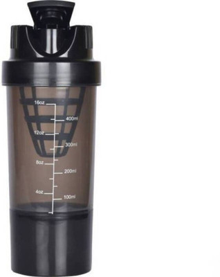 

Bluebells India ™ Cyclone Protein Shaker bottle 505 ml Shaker(Pack of 1, Black)
