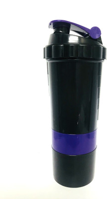 

Spider Protein shaker bottle, 550 ml, Plain, Leak proof, 2 storage with pills section(1 pc) 550 ml Shaker(Pack of 1, Purple)