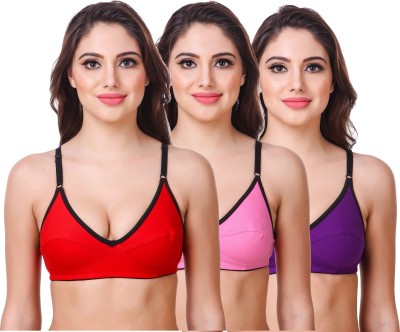 In Beauty by Premium Women Push-up Non Padded Bra(Multicolor)