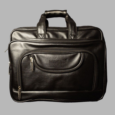 

Mankar bag house leather brie Large Briefcase - For Men(Black)