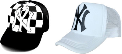 FashMade Printed Sports/Regular Cap Cap(Pack of 2)