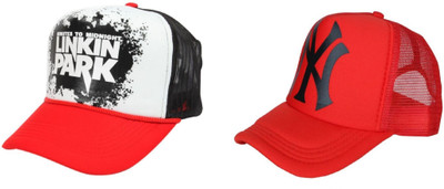 FashMade Printed Sports/Regular Cap Cap(Pack of 2)