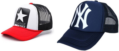 FashMade Printed Sports/Regular Cap Cap(Pack of 2)