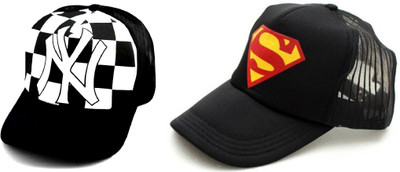 FashMade Printed Sports/Regular Cap Cap(Pack of 2)