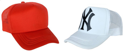 FashMade Printed Sports/Regular Cap Cap(Pack of 2)