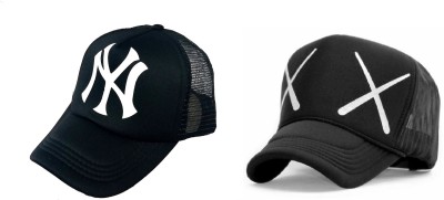 FashMade Printed Sports/Regular Cap Cap(Pack of 2)