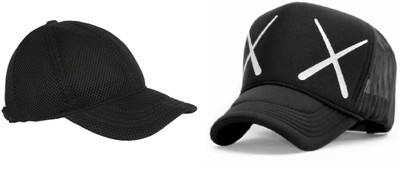 FashMade Printed Sports/Regular Cap Cap(Pack of 2)