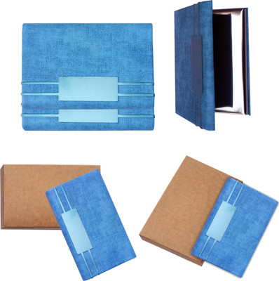 

Printmystic.com 10 Card Holder(Set of 5, Blue, Silver)