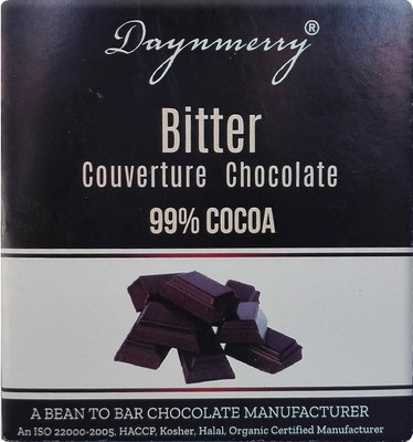 

Daynmerry "Daynmerry" 99% Bitter Chocolate - Pack of 16 Bars(Pack of 16, 640 g)