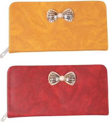 

rovec Casual Yellow, Red Clutch, Red;yellow