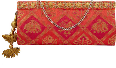 

TARUSA Casual Red Clutch