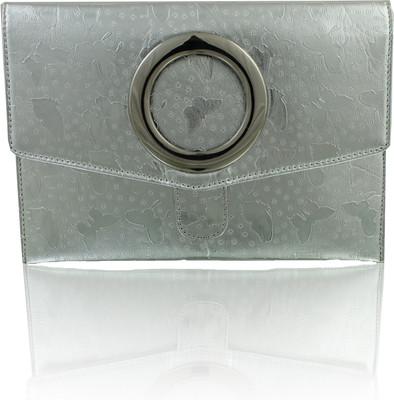 P&Y Fashion Party Silver Clutch