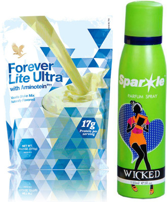 

Forever Lite Ultra With Aminotein 400 g (470) With one sparkle perfume spray 150 ml(Set of 2)