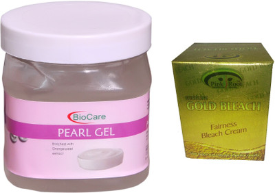 

Pink Root Gold Bleach 50g and Biocare Pearl Gel 500ml(Set of 2)