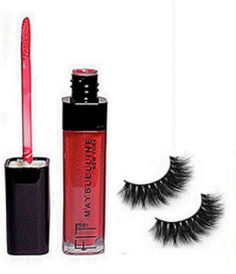 

Opticare Eyelashes,Red Lipgloss(Set of 2)