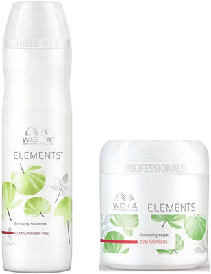 

Wella Professionals Elements Renewing Shampoo (250ml) + Renewing Mask (150ml)(Set of 2)