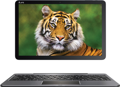 i-Life ZED Series Atom Quad Core – (2 GB/32 GB EMMC Storage/Windows 10 Home) ZED Book Grin / ZED Book W 2 in 1 Laptop(10.1 inch, Grey, 1.06 kg)