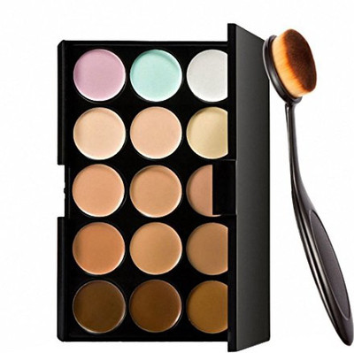 MN MN Contour Cream Series Concealer (Multicolor) with foundation brush Concealer(MULTI, 150 g) MN MN Contour Cream Series Concealer (Multicolor) with foundation brush Concealer(MULTI, 150 g)