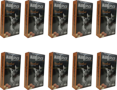 Manforce Hazelnut Condom(Set of 10, 100S)