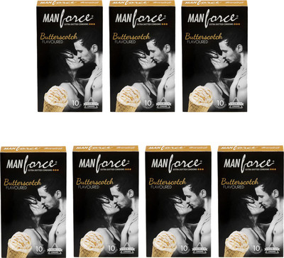 MANFORCE Butterscotch Condom(Set of 7, 70S)
