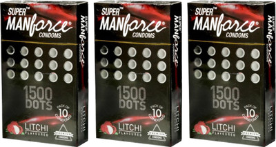 Manforce Litchi Condom(Set of 3, 30S)