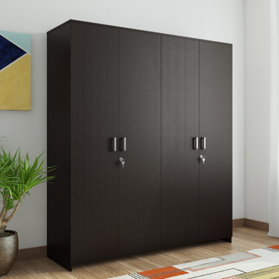 Hometown Prime 3 Door Wenge Engineered Wood Almirah(Finish Color - Wenge, Knock Down) Hometown Prime 3 Door Wenge Engineered Wood Almirah(Finish Color - Wenge, Knock Down)