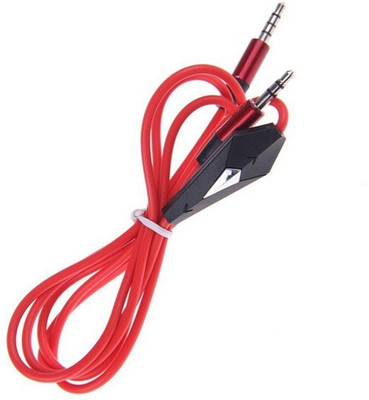 

ReTrack 3.5mm to 3.5mm AuXCable With Mic AUX Cable(Red)