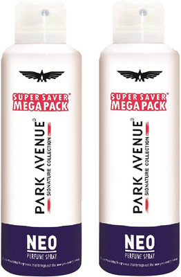 

Park Avenue Neo Super Saver Mega Pack 220 ml Each Body Spray - For Men(440 ml, Pack of 2)