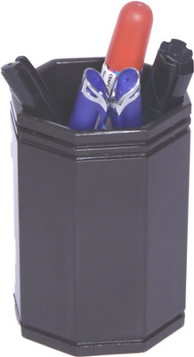 

Homeshopeez 1 Compartments Plastic Pen Holder(Black)